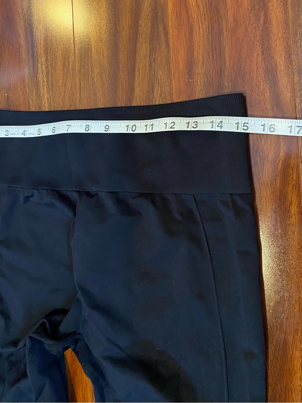 Fabletics High Waist Black Sporty Leggings with mesh sides XL - Picture 6 of 7